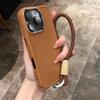Luxury Soft Silicone With Lanyard Phone Case For iPhone 11 12 13 14 15 16 Pro Max Plus Shockproof Bumper Cases Cover