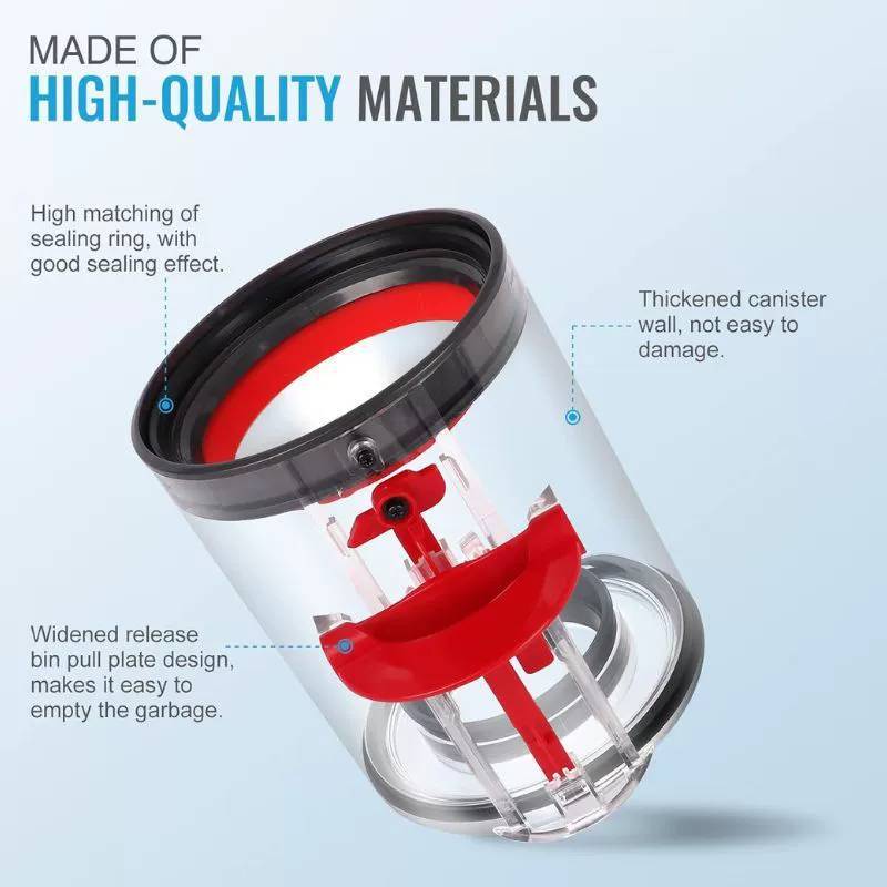 For Dyson V10 Sv12 Vacuum Dustbin Container With Abs Material And Manual Control For Home Cleaning