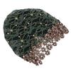 Turban Fashion Unique Bright Comfortable Beaded Hats Muslim Women"s Hats Gift DecorationDark Green