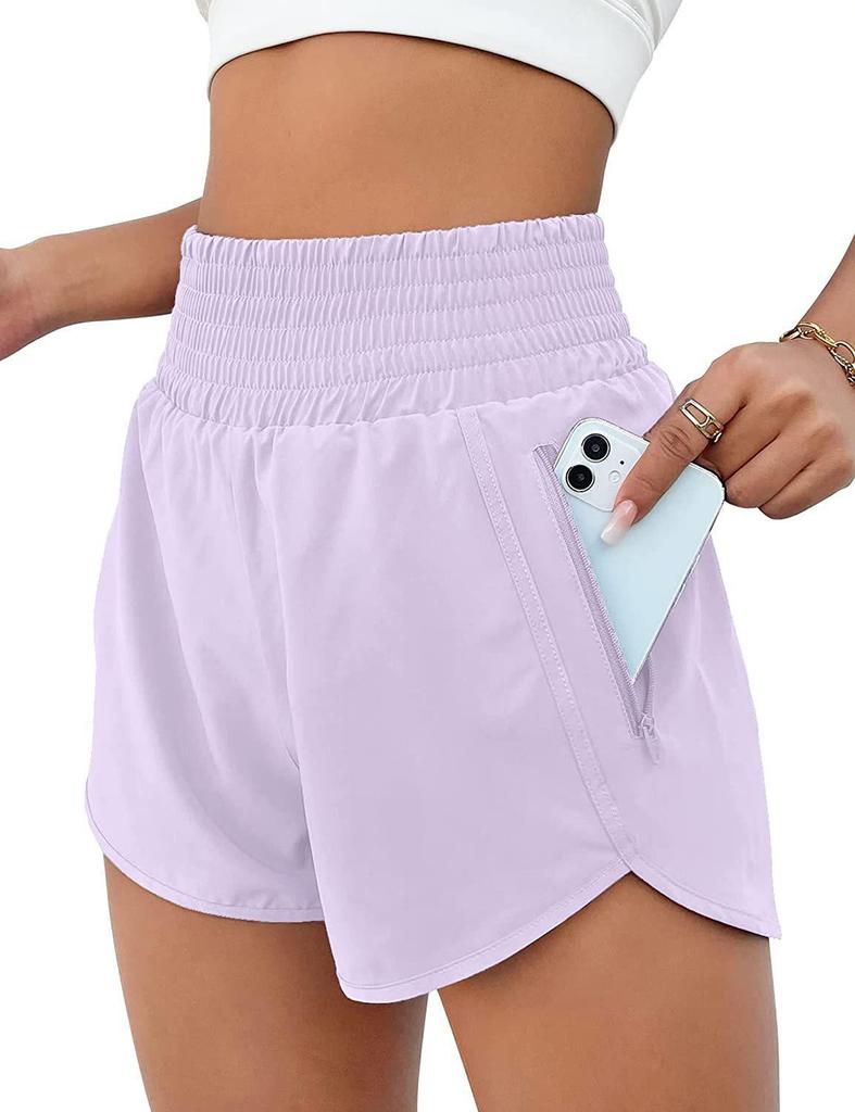 New Hot-Selling European Style High-Waisted Casual Yoga Running Shorts