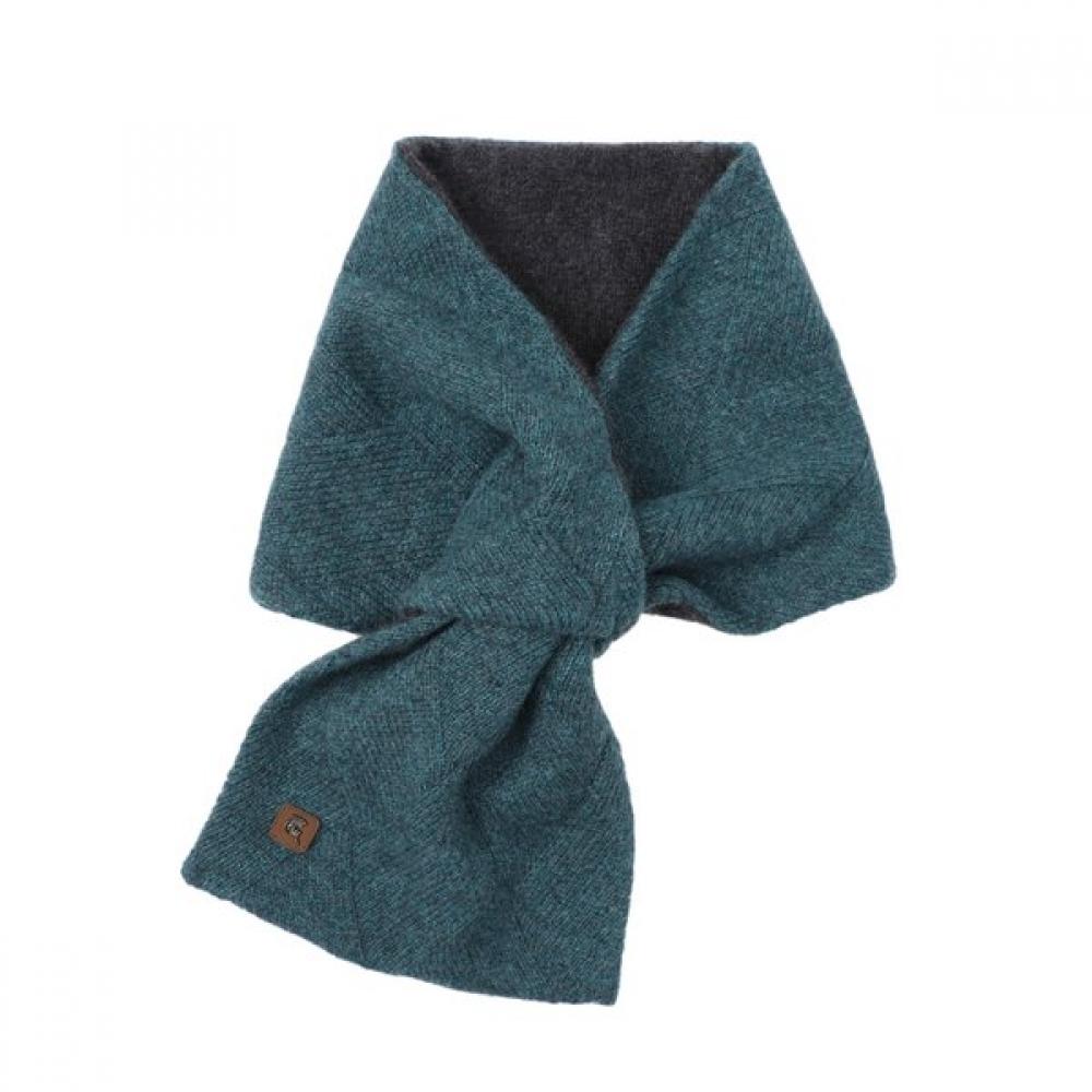 Countess Mara Cashmere 100 Fine Blue Reversible Scarf Cmfy4a2104e0 Single option