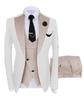 2025 European & American Men's Three-Piece Suit Set - Business, Banquet, or Groomsmen Attire