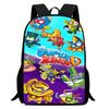 Printed Super Zings School Bag, Elementary School Cartoon Backpack 12th Grade