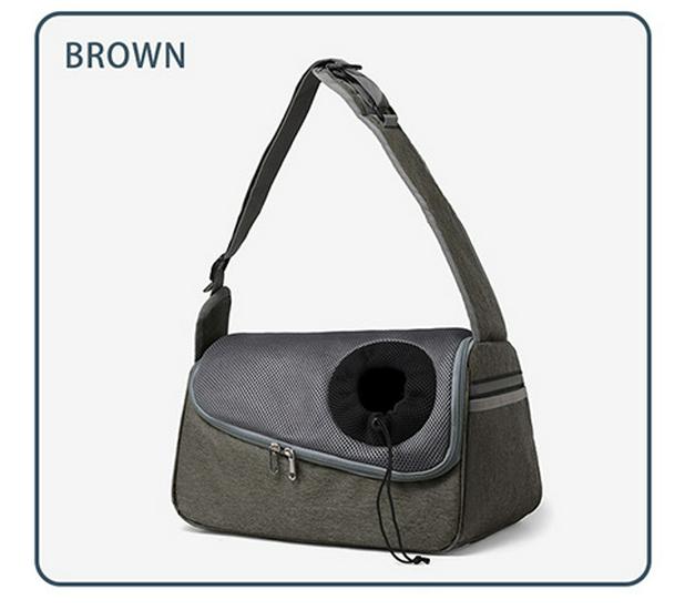 Ultralight Breathable Mesh Pet Crossbody Bag for Puppies and Kittens - Convenient and Comfortable Outing Bag.