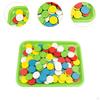 Math Toys Color Recognition Early Education Toy Birthday Gifts Montessori Round Board Teaching