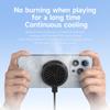 Hagibis Magnetic Cell Phone Cooler Universal Cooling Fan Mobile Phone Radiator for iPhone 17 Pro Black Shark Gaming Live Stream