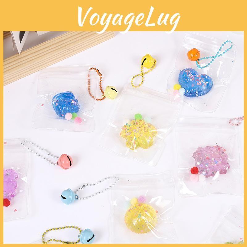 Various Pinch Shaped Toy Cartoon Bell Pendant Keychain Bags Toys Decoration