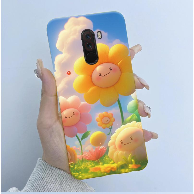 For Pocophone F1 Case Cute Cartoon Panda TPU Soft Silicone Phone Case For Xiaomi Pocophone F1 Back Cover PocoF1 Poco F 1 Fundas