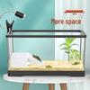 Small Acrylic Transparent Fish Tank with Bottom Drainage for Desktop or Living Room