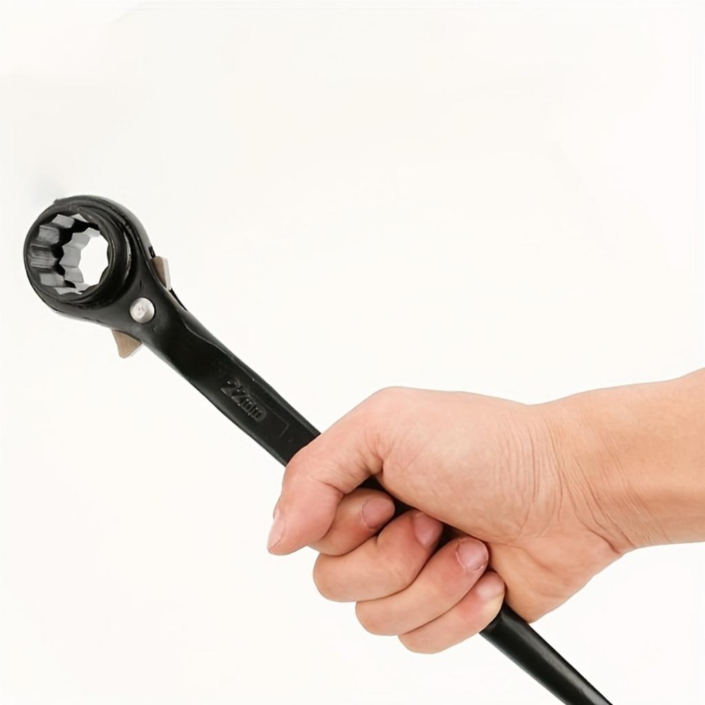 1 Piece Extra Durable Ratchet Wrench - Multi-Function Two-Way Gear, Universal Double-Ended Wrench, Quick Release Socket, Smooth Ratchet Mechanism