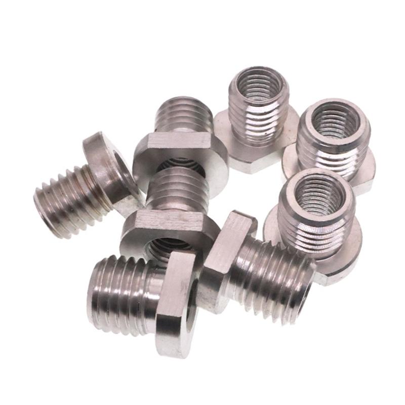2Pcs Stainless Steel Angles Grinders Adapter Screws M10 To M14 And M16 Thread Adapter For Various Power Tool