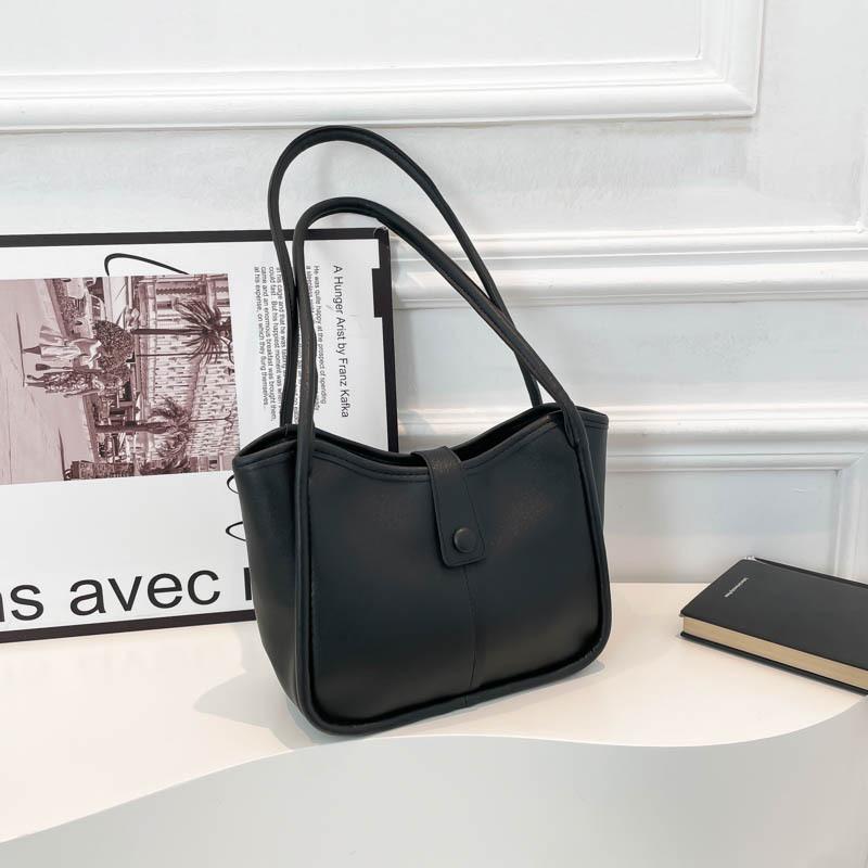 

Summer popular new retro large-capacity class commuter shoulder bag fashion tote bag women чёрный