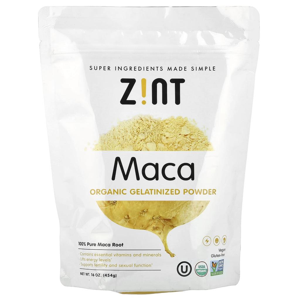 Organic Gelatinized Maca Powder, 454G(16Oz)