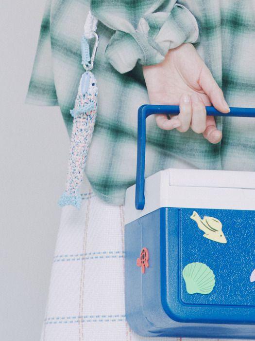 MISU A BARBE FISH FRIEND BLUE