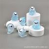 6Pcs Halloween Mini Ghost Figures with Box, Luminous Ghost Miniature Resin Figurines, Glow in The Dark Mini Resin Ghosts, for Halloween Party Favors
