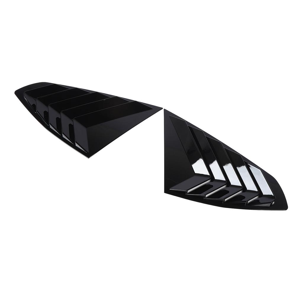 2PCS Rear Side Window Louvers Racing     Vent Scoop Shades Cover Blinds for 4 Series  6 Gran   2020 to 2024