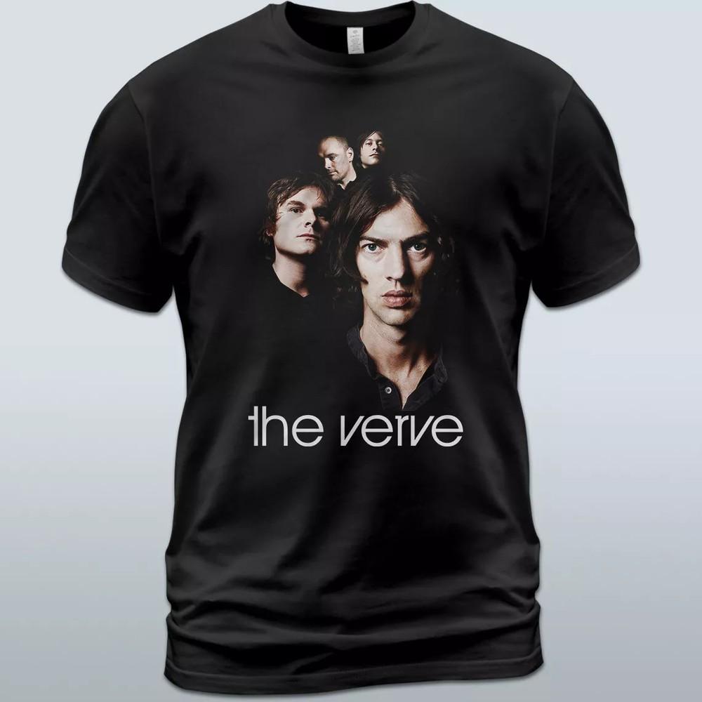 Cotton T-Shirt The Verve Album Tee Richard Ashcroft Nick McCabe Simon Jones.webp Unisex T-Shirt L
