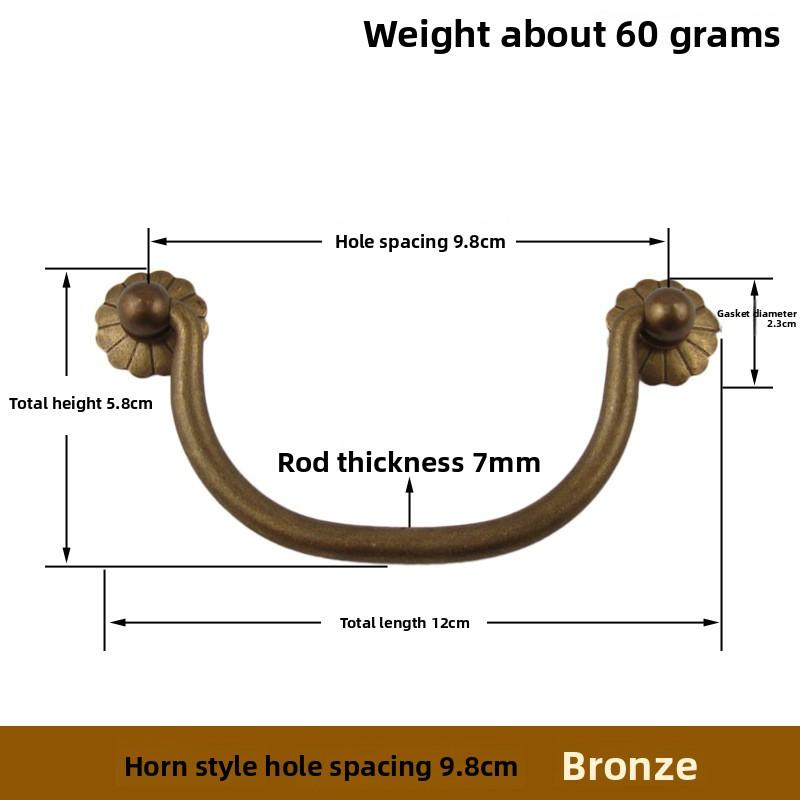 Antikbronze Massiv Messing Schrankknöpfe Muschelgriff Schrankgriffe Möbelbeschläge Schubladengriff Küchenschubladengriffe