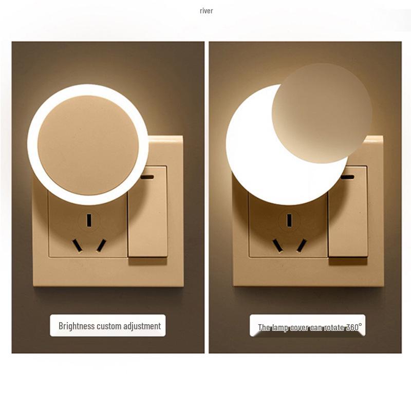LED Night Light: Automatic Charging & Intelligent Light Control for Breastfeeding