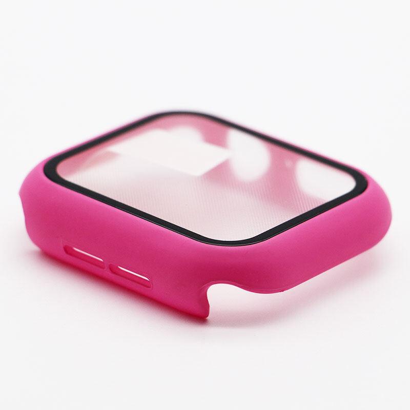 Tempered Glass+Cover PC bumper Screen Protector Case For Apple Watch Series 9 8 7 6 5 4 3 iWatch 45mm 41mm 44mm 40mm 42mm 38mm