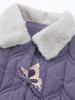Middle-Aged Women's Winter Coat: Velvet Lined, Thick Cotton Jacket for Elderly, New Style Autumn/Winter Clothing.