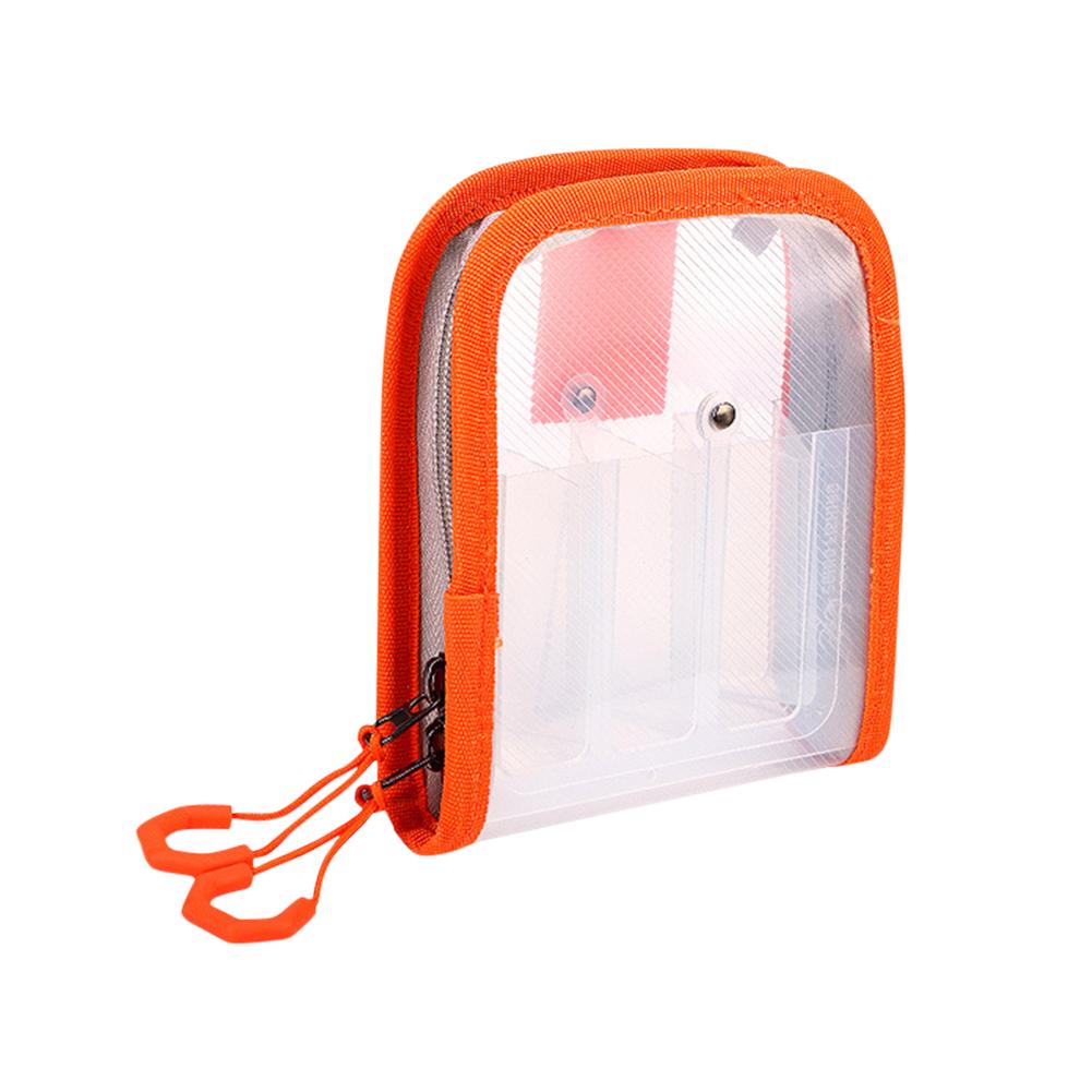 6 Grid Fishing Bag Transparent Fishing Tackle Bag Fishing Hook Cover for Fresh Water and Saltwater
