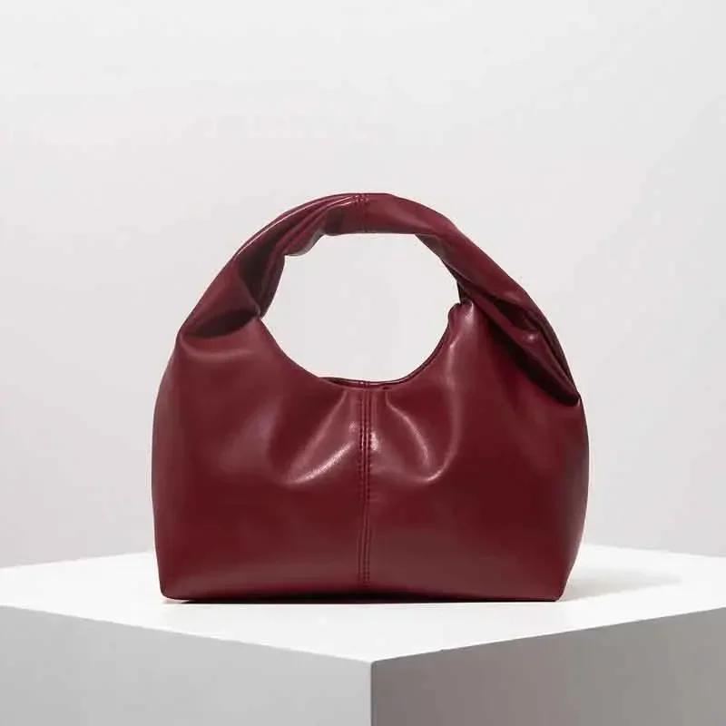

Stylish Twist Square Bag Solid Color Top Clutch Bag Simple and Versatile Commute Bolso Mujer Designer Bags Lady Handbag Purses