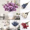 Elegant Realistic Faux Magnolia Silk Floral Bouquet For Wedding Decorations