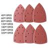 70Pcs 105*150 MM Detail Mouse Sandpaper Kit 40-320 Hook & Loop Mouse Sanding Paper for Multi-Sanders Assorted For Grind