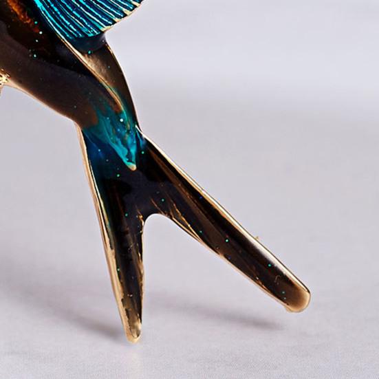 Brož Kolíček Barevný Smalt Vlaštovka Design Brož Svetry Náhrdelník Dekorativní Svetry Klobouky Tašky Oblečení Brož