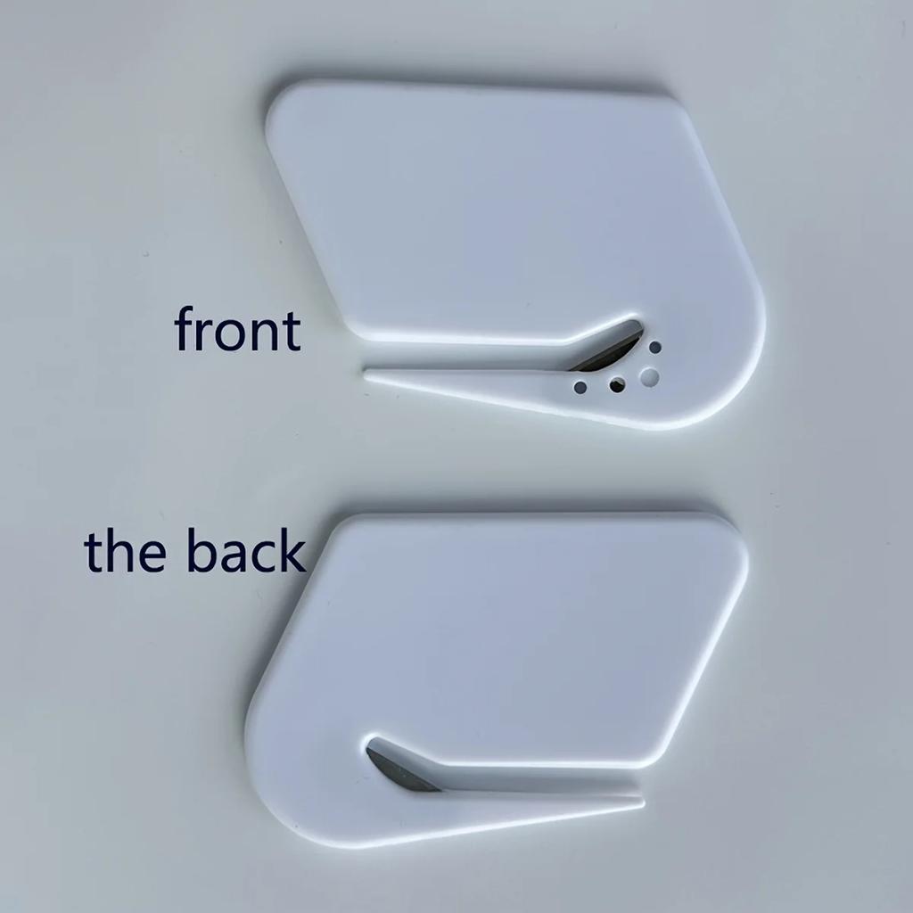 2-piece / 5-piece portable plastic letter opener, box opener, short hook unloader paper cutter, furniture packaging safety knife