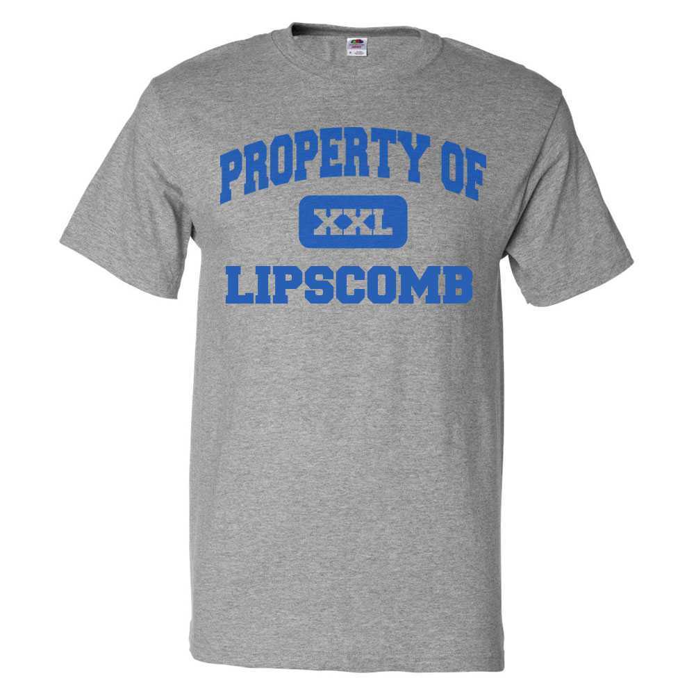 Camiseta Property of Lipscomb Camiseta DivertidaSe abre en una nueva ventana o pestaña M