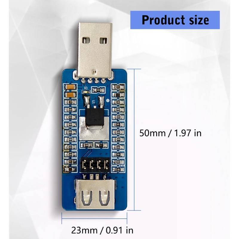 Intelligent USB Current Maintainer For Small Devices Prevents Portable Chargers Auto Turn Off 4 Adjustable Mode