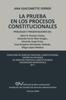 Buch Las Pruebas En Los Procesos Constitucionales