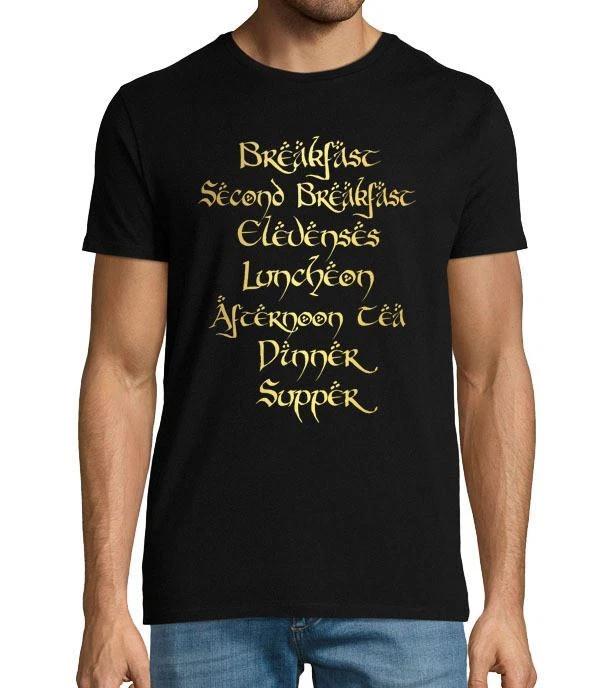 Lord Of The Rings Hobbit Meals Unisexs TShirt S