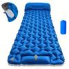 Fuß auf dem neuen Einzel-Diamant-TPU-aufblasbaren Kissen Outdoor-Zelt-Schlafmatte Camping Ultraleichte tragbare feuchtigkeitsbeständige Matte.