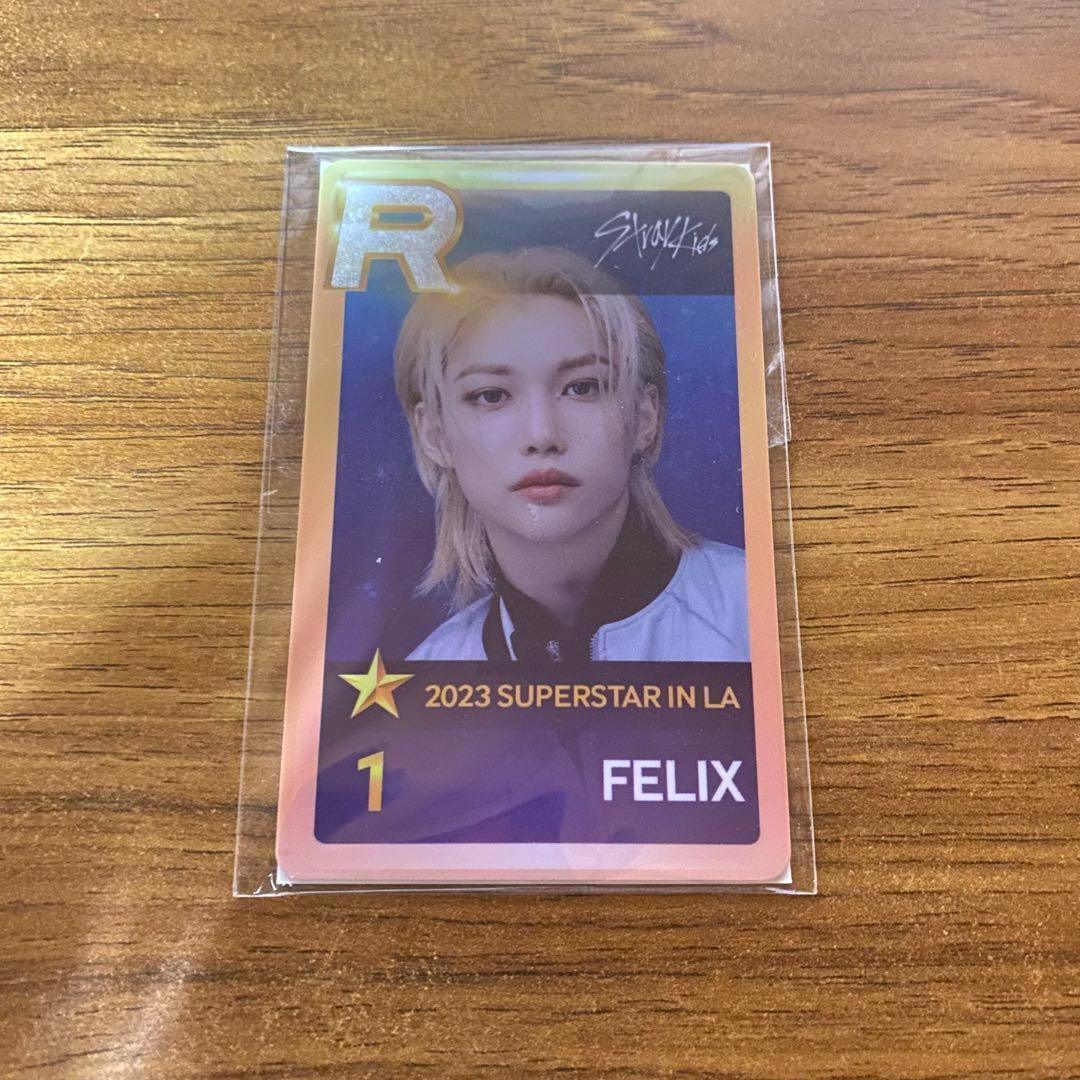 

[Б/У] Stray Kids Эксклюзивная торговая карточка для США SUPERSTAR Феликс