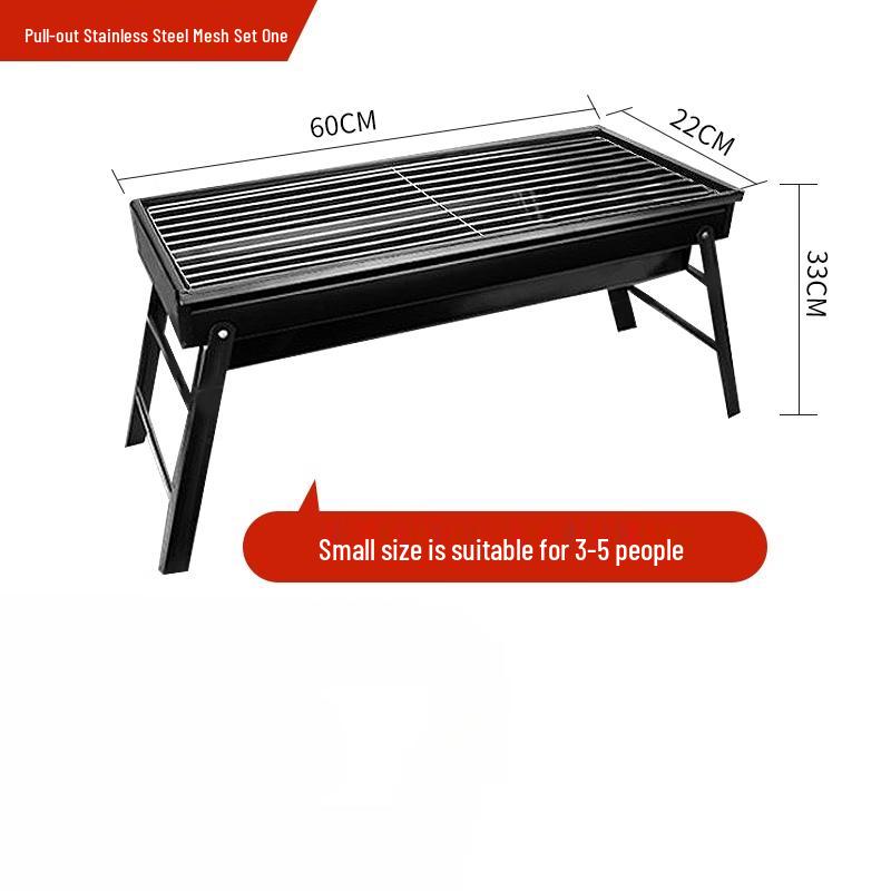 Outdoor Charcoal BBQ Grill