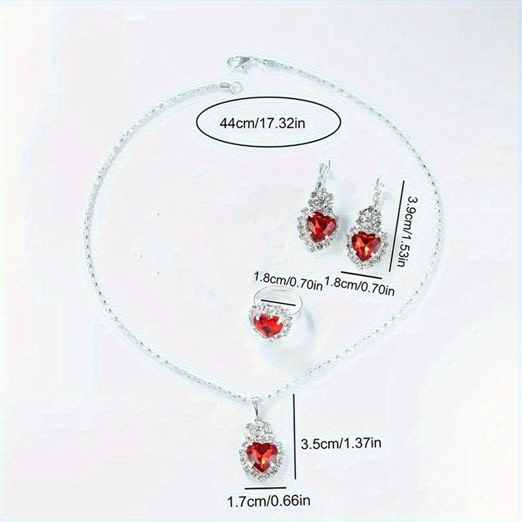 1 Set - Modische Damenuhr Schmuck Zubehör Set Modische Quarzuhr - Geeignet zum Verschenken und für den täglichen Gebrauch