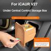 For Chery ICAUR V27 Car Center Console Lower Drawer Storage Box Silicone Privacy Modification Dedicated Interior Storage Box
