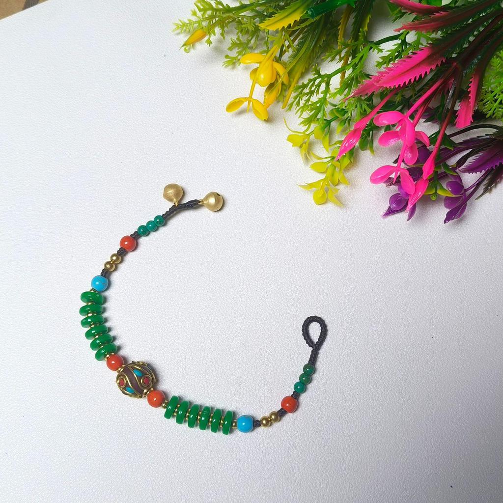Guochao Ethnic Handmade Woven Bracelet: High-End Cold Style for Women and Couples