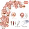 Rose Gold Party Einweg Geschirr Set Papier Platte Tasse Kinder Erwachsene Geburtstag Hochzeit Bachelorette Party Dekoration Baby Dusche