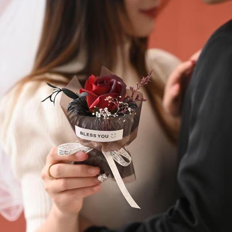 JINGRUIXIANG Pocket Romance Mini Artificial Flower Bouquet