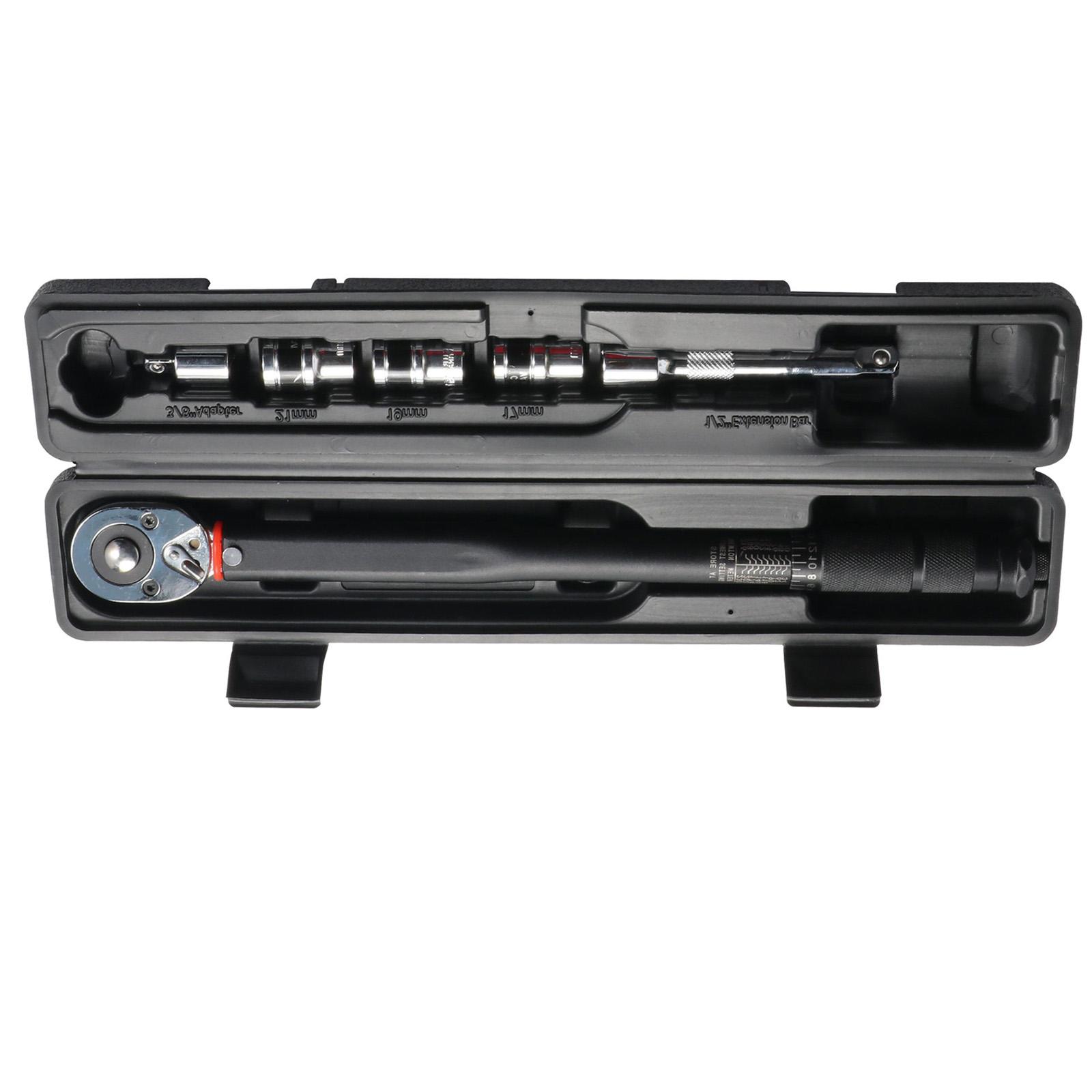 

Professional Reversible Torque Wrench with Preset Locking Mechanism and Fatigue Proof Grip Design Easy to Read Marking
