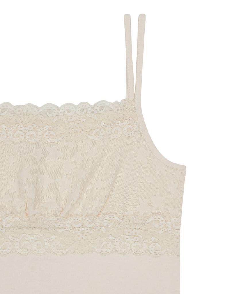 OJOS Double Strap Lace Sleevless / Yellow