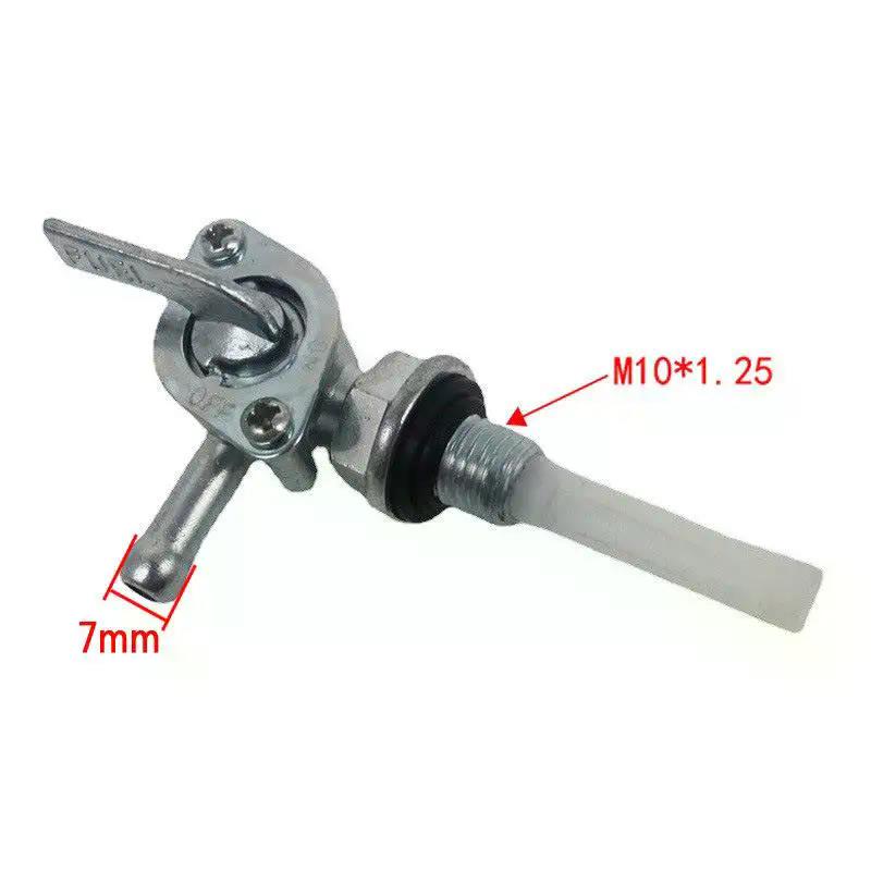 1Pcs Generator Gas Engine Tank Switch M10 Fit 1/4" Hose Tap ON/OFF Universal Fuel Shut Off Valve Tap Replacement Fuel System Fittings7