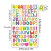 26 Letter Number Cartoon Letter Sticker 0.5 inch 26 Letter Number Stickers  Hand Ledger Materials