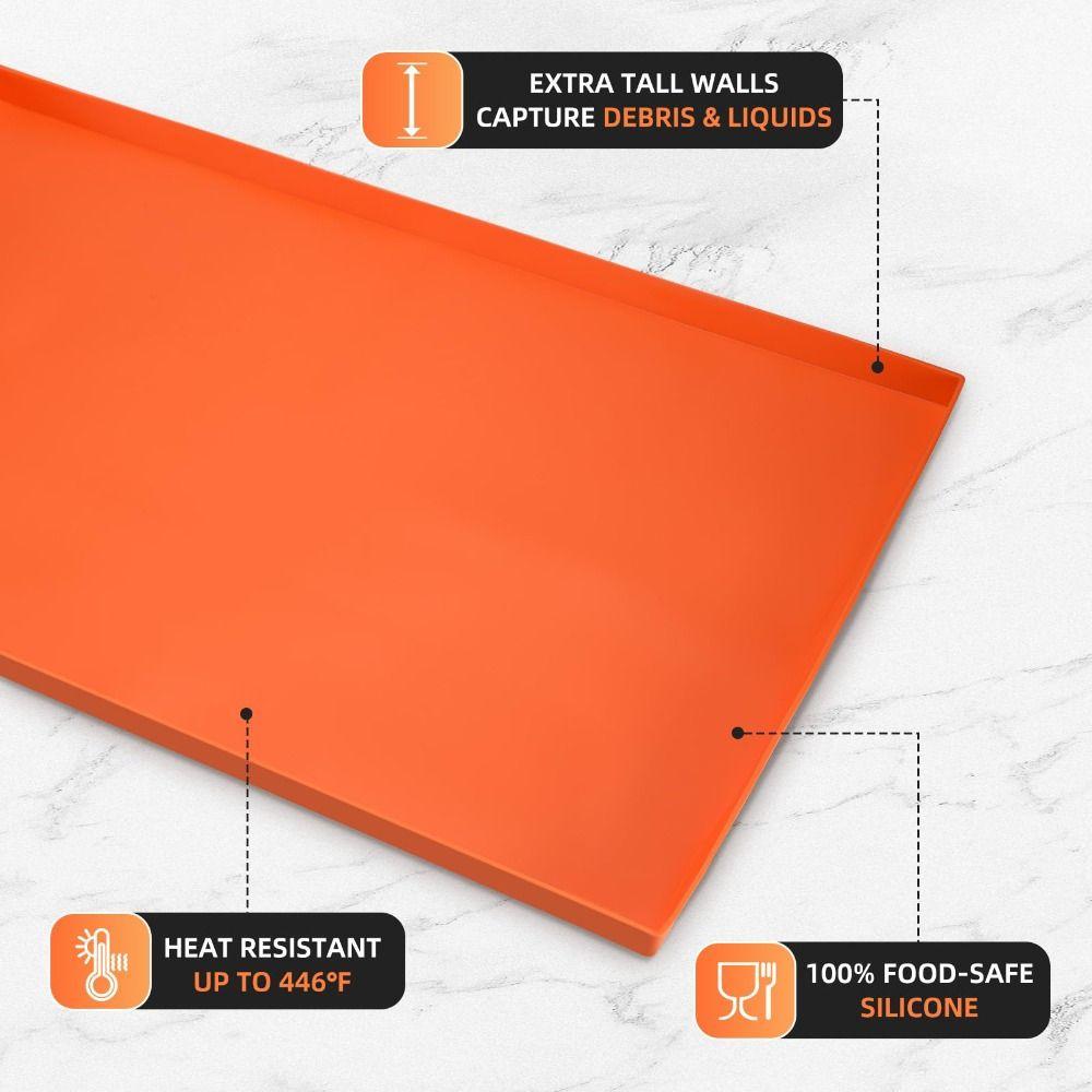 17/22/28/36 Inch Silicone Blackstone Griddle Cover Against Grease Griddle Cover  Grill Protection