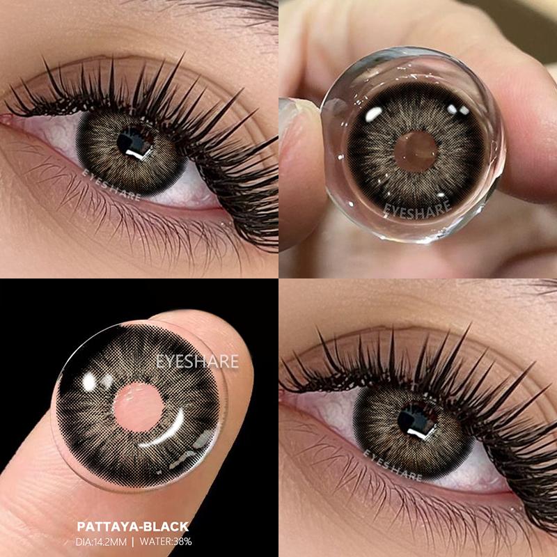 Eyeshare Heiße Verkäufe Farbige Pupillen für Augen Grüne Augenlinsen 1 Paar Blaue Farbige Kontaktlinsen Braune Natürliche Mode-Linsen Schönheitslinse