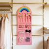 Multifunctional Hairpin Display Rack Wall-mounted Space Saving Hair Clip Storage Bag Large Capacity Multipurpose